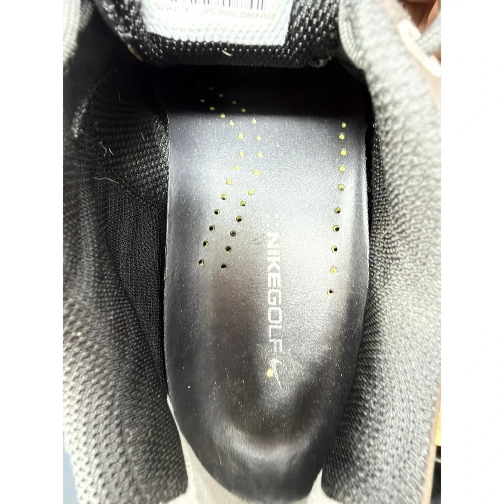 Nike Lunar Control Golf Shoes Black Silver 418471-001 Mens Size 8 Waterproof